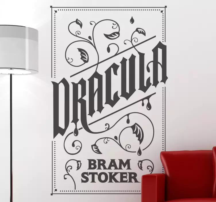 Autocolant text dracula - TenStickers