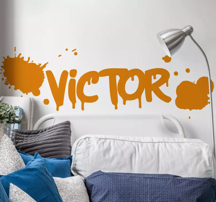 Autocolant text personalizat pentru cameră - TenStickers