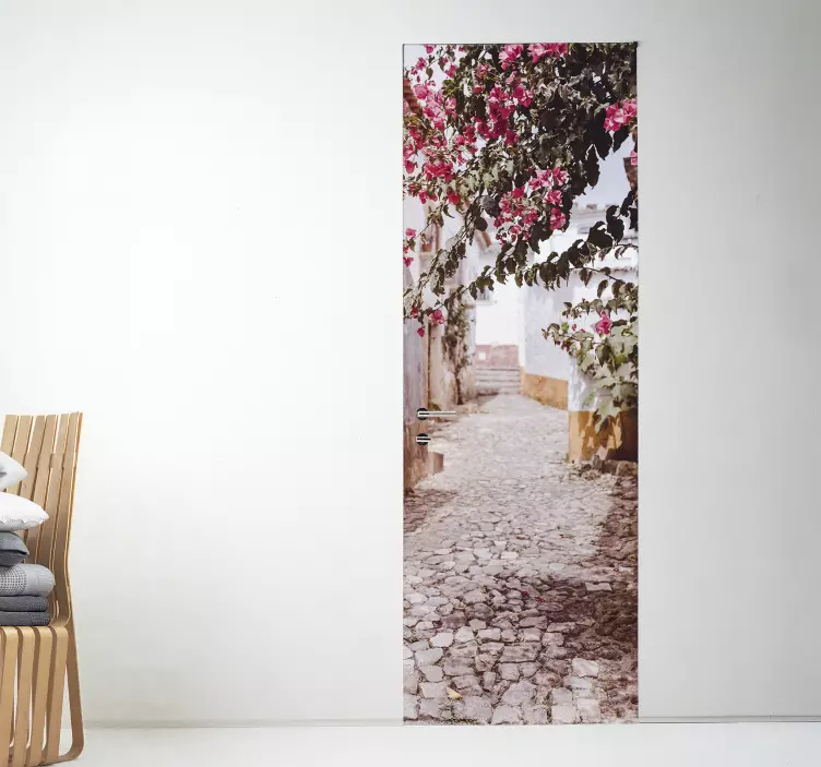 Decalaj de vinil ușă mică - TenStickers