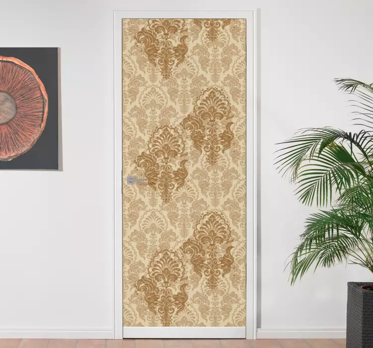 Autocolant vechi cu model cald decolorat - TenStickers