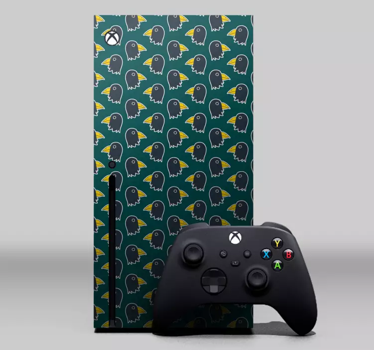 Model de corbă verde și violet xbox skin - TenStickers