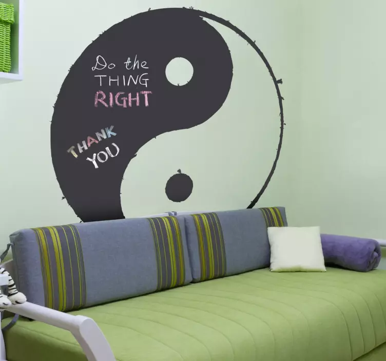 Autocolant yin și yang - TenStickers