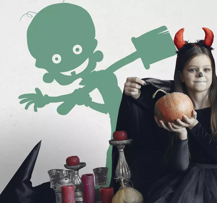 Autocolant zâmbet zombie - TenStickers