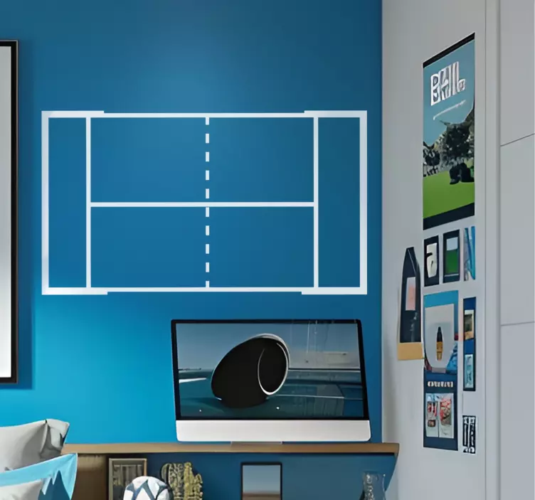 Autocolante alte sporturi teren de padel - TenStickers