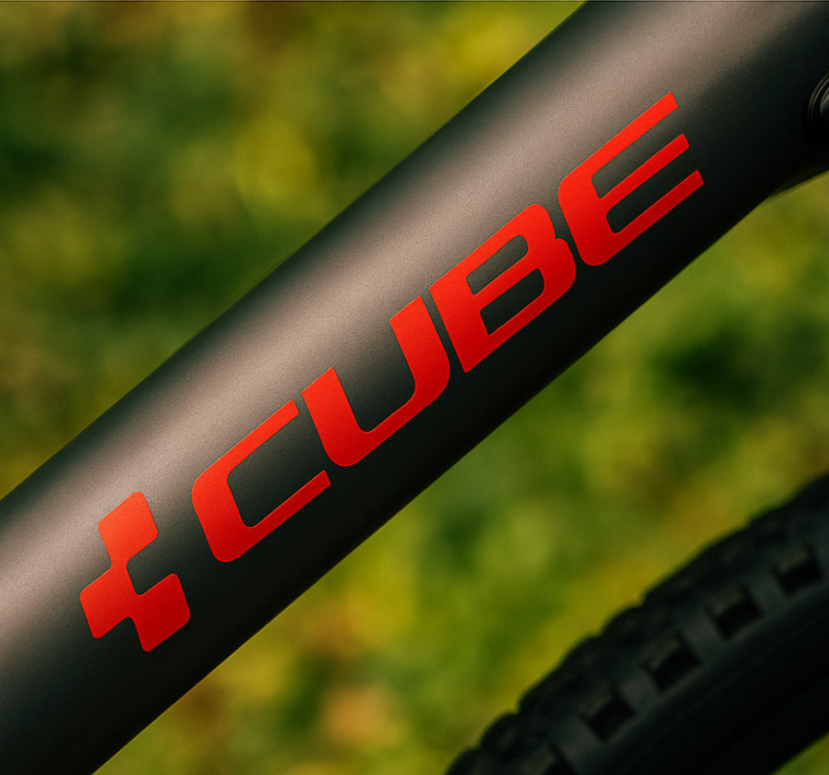 Autocolante biciclete logo personalizat pentru bicicletă - TenStickers