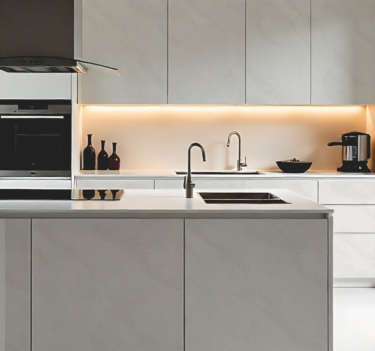 Autocolante bucătărie efect de piatră deschisă - TenStickers