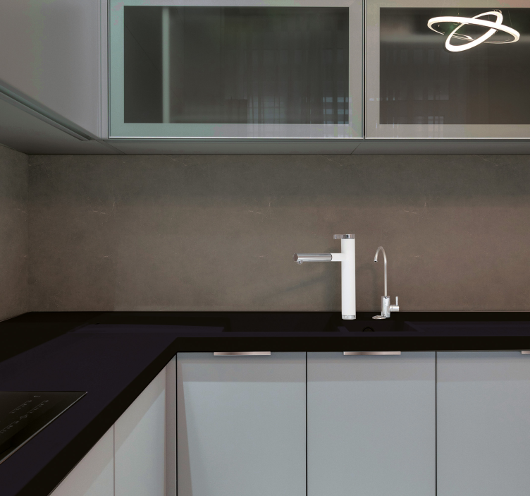 Autocolante bucătărie efect de piatră închisă - TenStickers