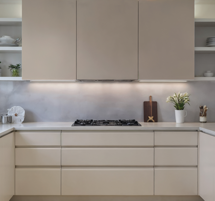 Autocolante bucătărie foaie de culoare crem - TenStickers