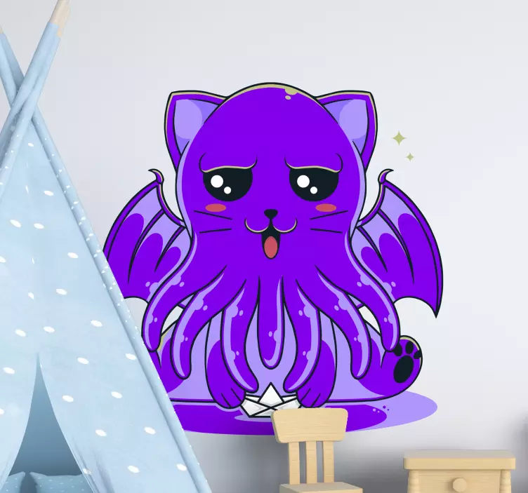 Autocolant pentru copii drăguță creatură mitică - TenStickers