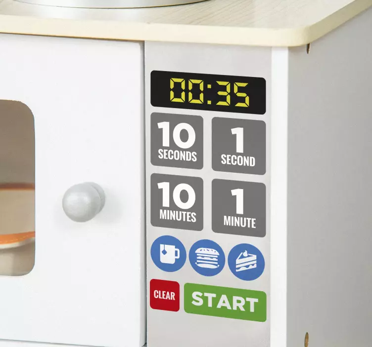 Autocolante de perete jucării butoane colorate pentru cuptorul cu - TenStickers