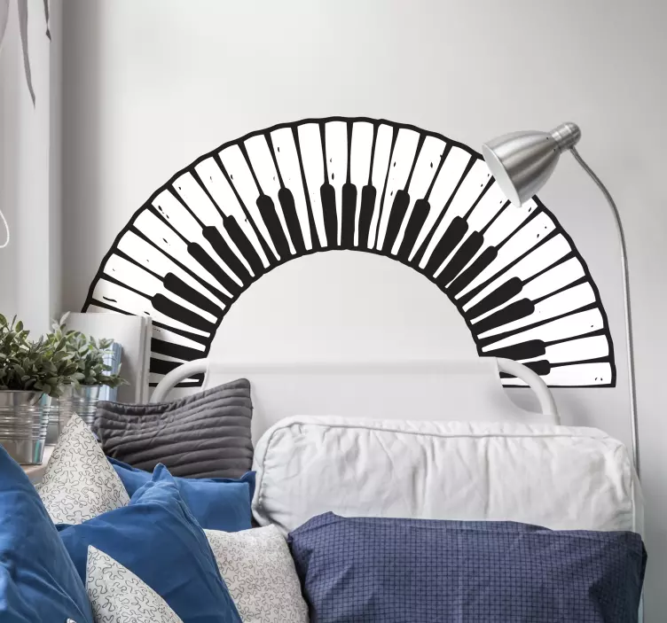 Autocolante muzicale pentru tastatură de pian - TenStickers