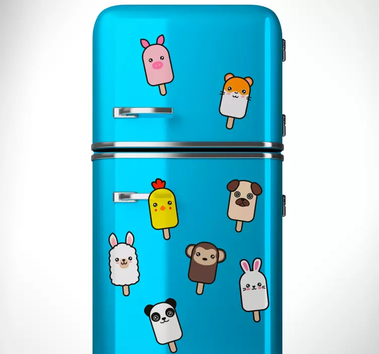 Autocolant de perete animal de casa popsicle - TenStickers