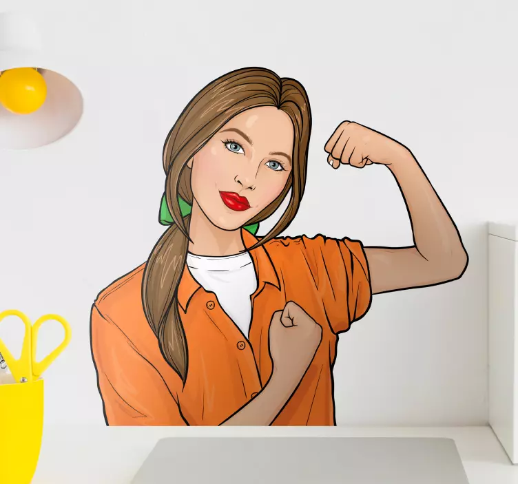 Autocolante vintage puternice pentru femei - TenStickers