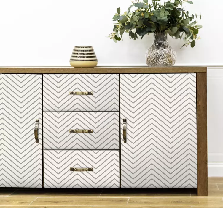 Autocolant pentru mobilier fraze gri - TenStickers