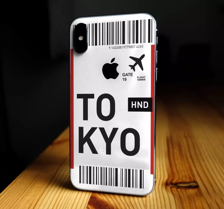 Autocolante iphone călătorie la tokyo - TenStickers