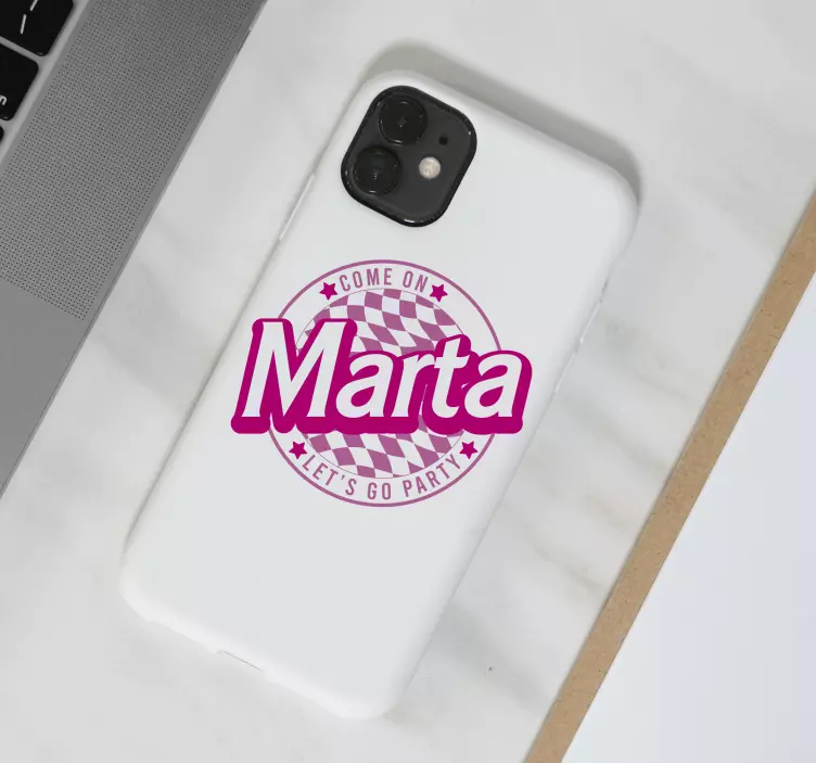 Autocolante iphone hai sa mergem la petrecere! - TenStickers