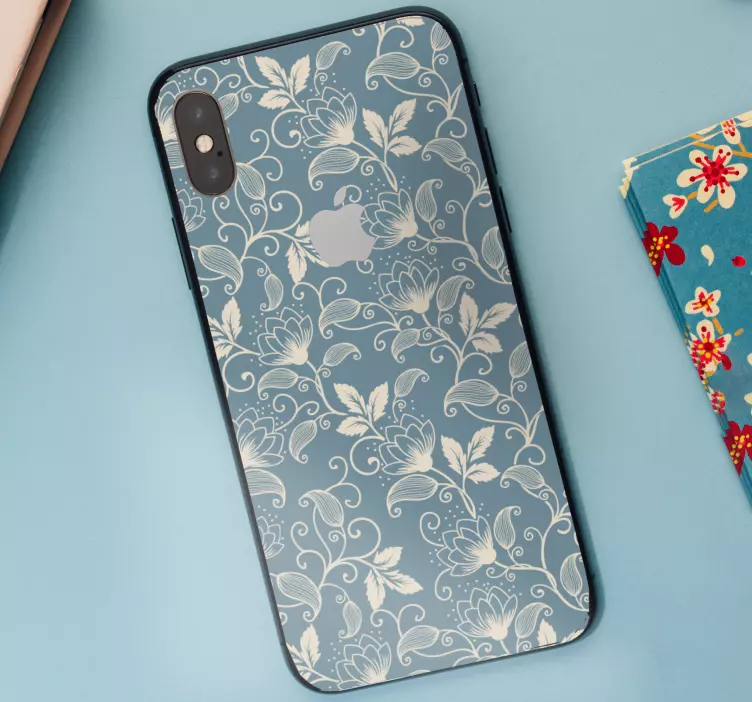 Autocolante iphone modele florale - TenStickers