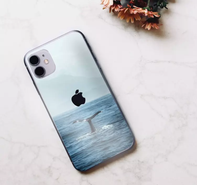 Autocolante iphone stropirea cozii de balenă - TenStickers