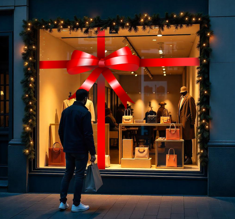 Autocolante magazin semne frontale fundita cadou - TenStickers