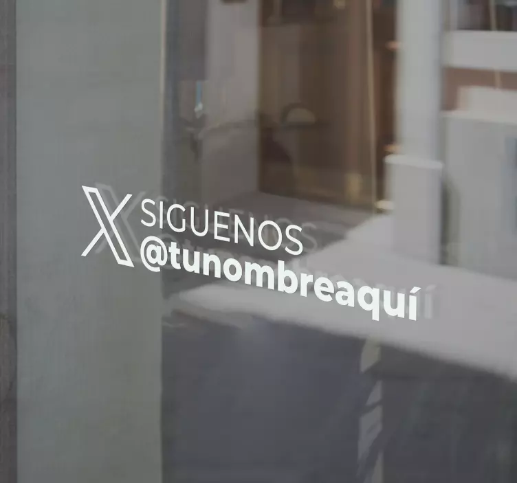 Autocolante magazin semne frontale simbolul de pe Twitter "urmări - TenStickers