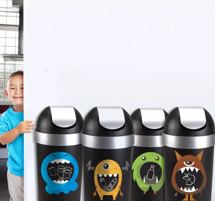 Autocolante mixte pentru reciclare - TenStickers