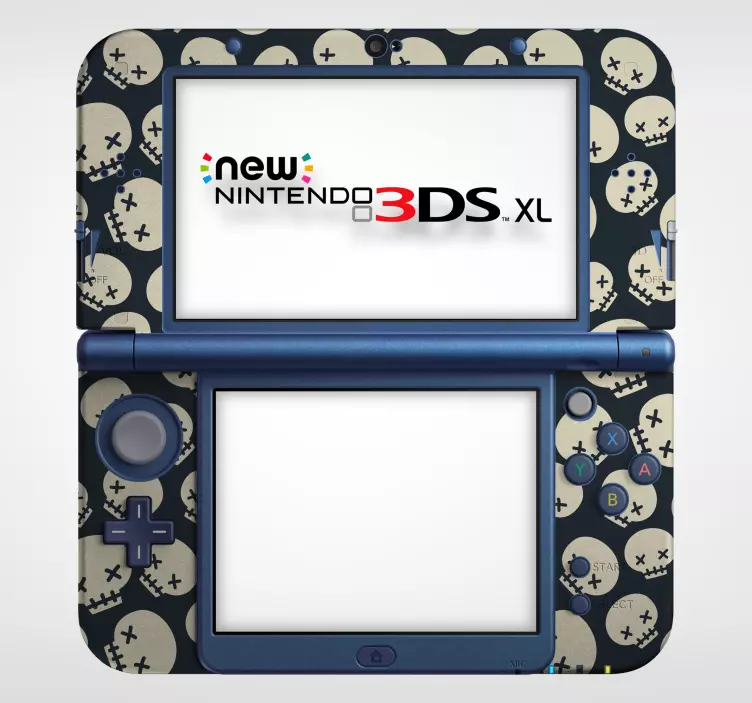 Autocolante nintendo cu model stilat de craniu - TenStickers