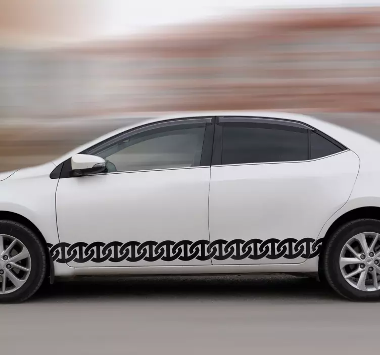 Autocolante pentru autoturisme lanţuri - TenStickers