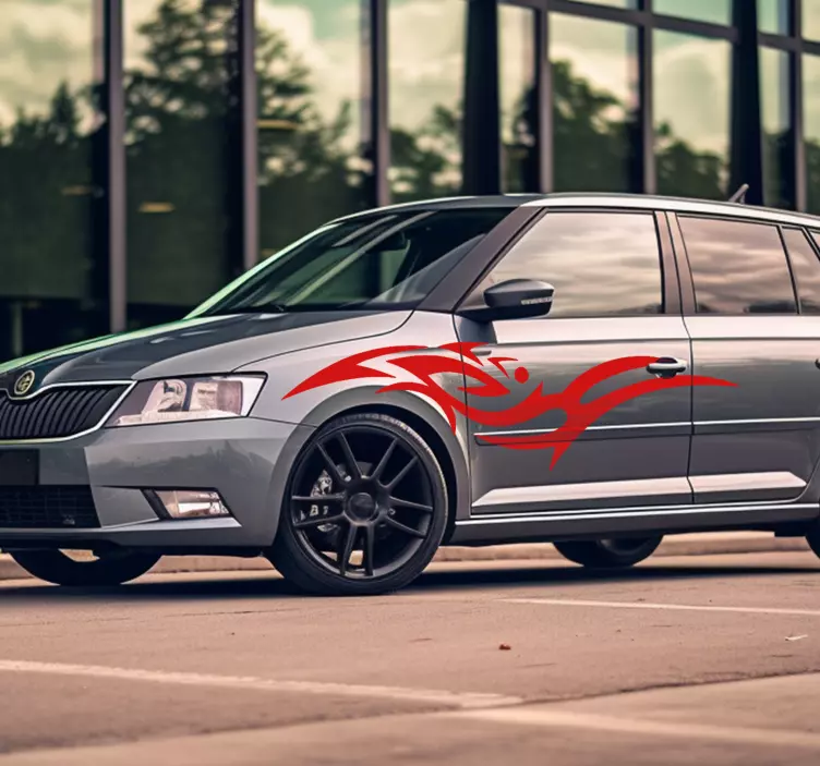 Autocolante pentru autoturisme tribal - TenStickers