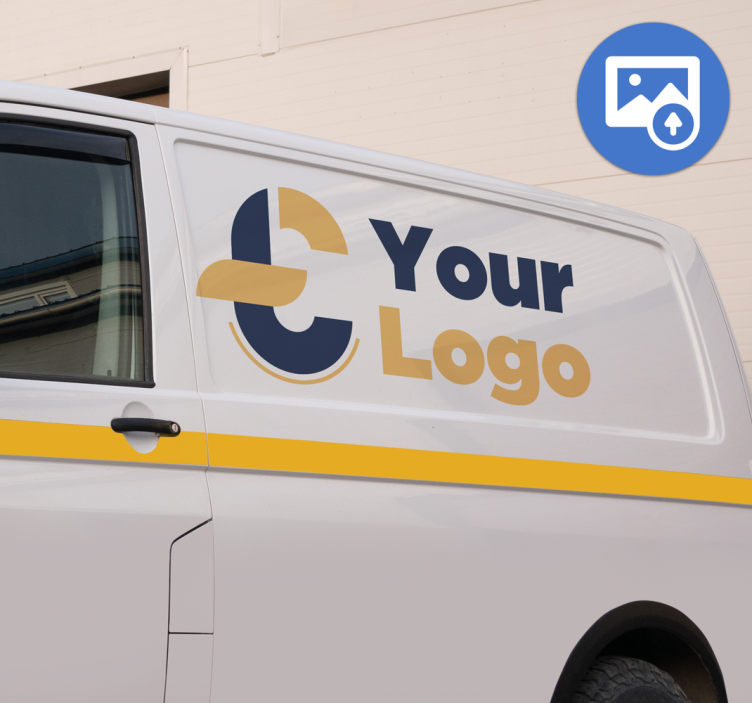 Autocolant pentru furgonetă logo personalizat pentru companii - TenStickers