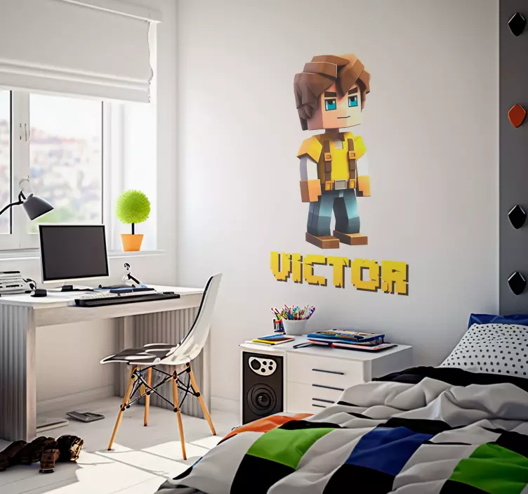 Autocolante de perete pentru jocuri video copilul a crescut în gr - TenStickers