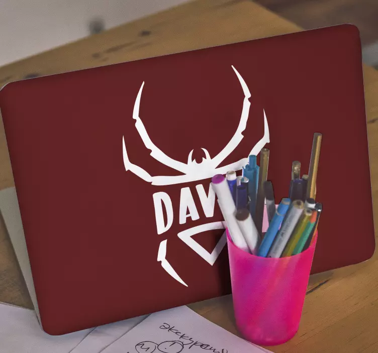 Logo-ul păianjen embleme skin-uri pentru laptop - TenStickers