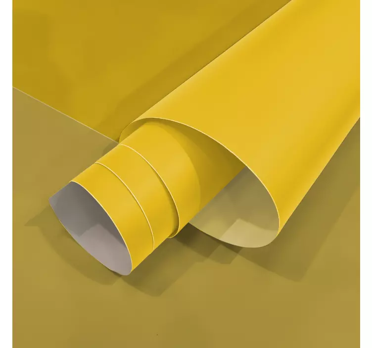 Autocolante mobila galben mat - TenStickers