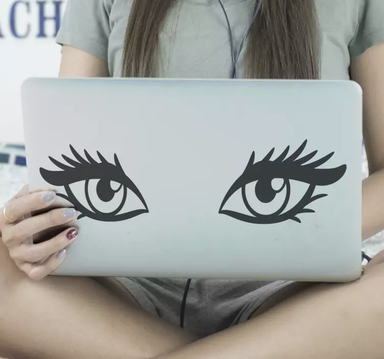 Anime eyes skinuri de vinil pentru laptop - TenStickers