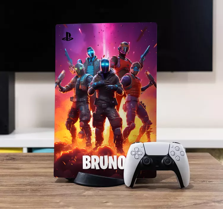 Autocolante pentru ps5 bătălie de jocuri video - TenStickers