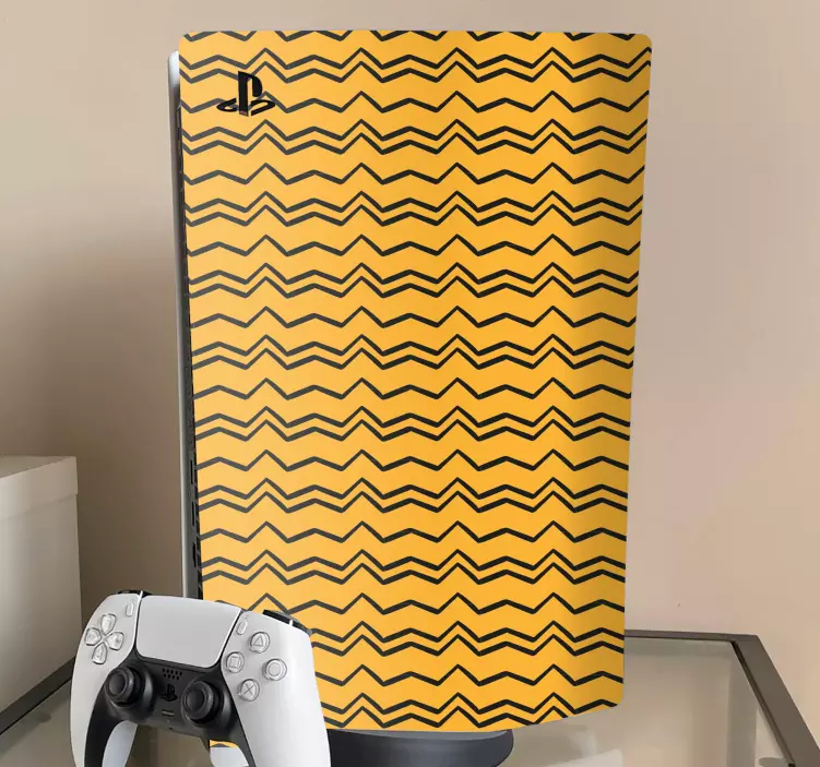 Autocolante pentru ps5 copertă cu model ondulat - TenStickers