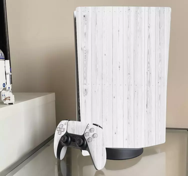 Autocolante pentru ps5 finisaj textură lemnoasă - TenStickers