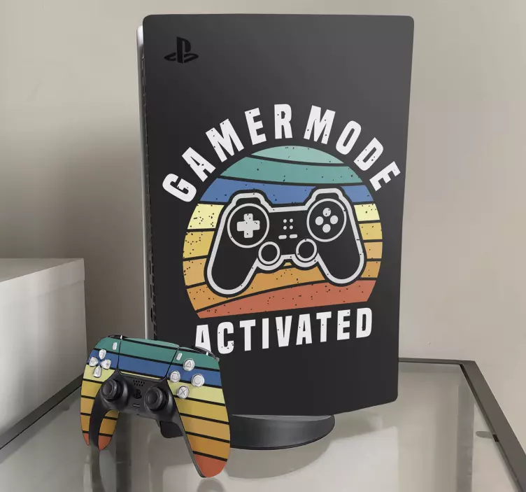 Autocolante pentru ps5 modul gamer activat - TenStickers