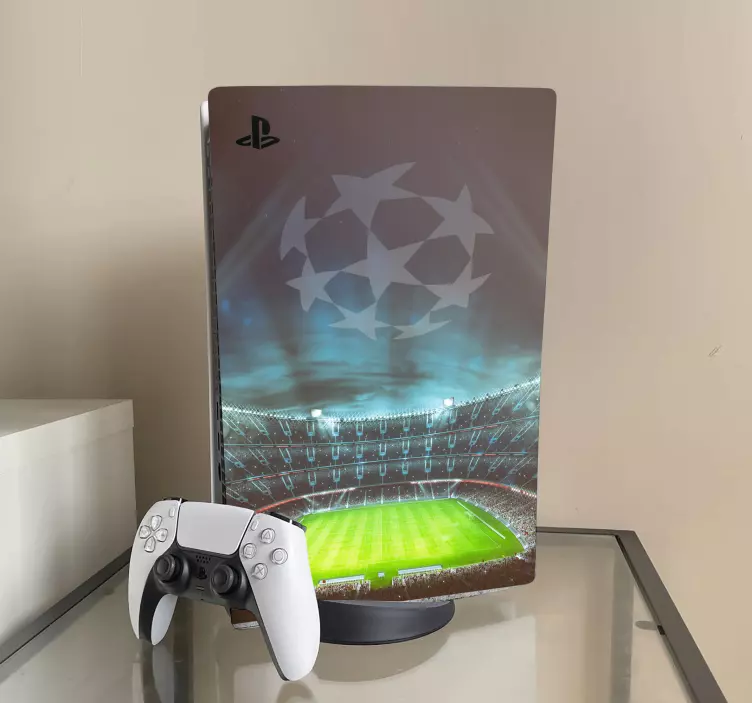 Autocolante pentru ps5 stadionul de fotbal al campionilor - TenStickers