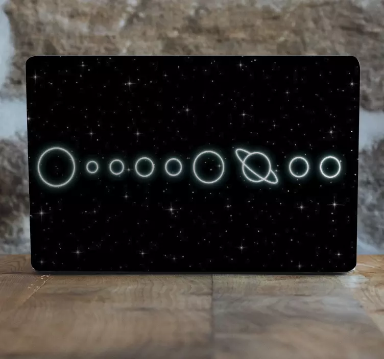 Sisteme solare galaxie skin-uri pentru laptop - TenStickers