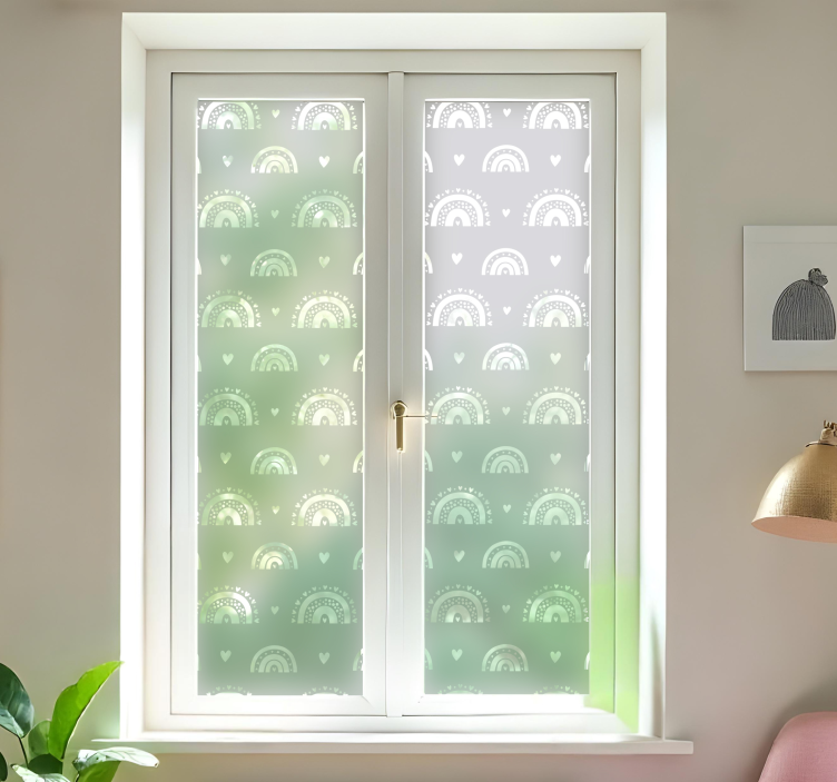 Autocolante pentru ferestre și sticlă curcubee boho - TenStickers