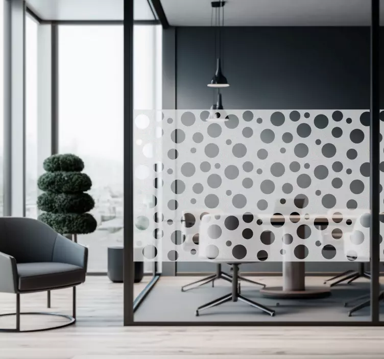 Autocolante pentru ferestre și sticlă salut! Suntem cu toții în a - TenStickers