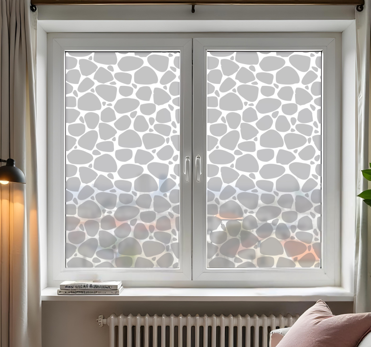 Autocolante pentru ferestre și sticlă siluete de pietre - TenStickers