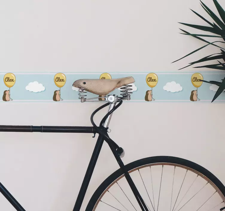 Autocolante perete baloane drăguțe cu arici - TenStickers