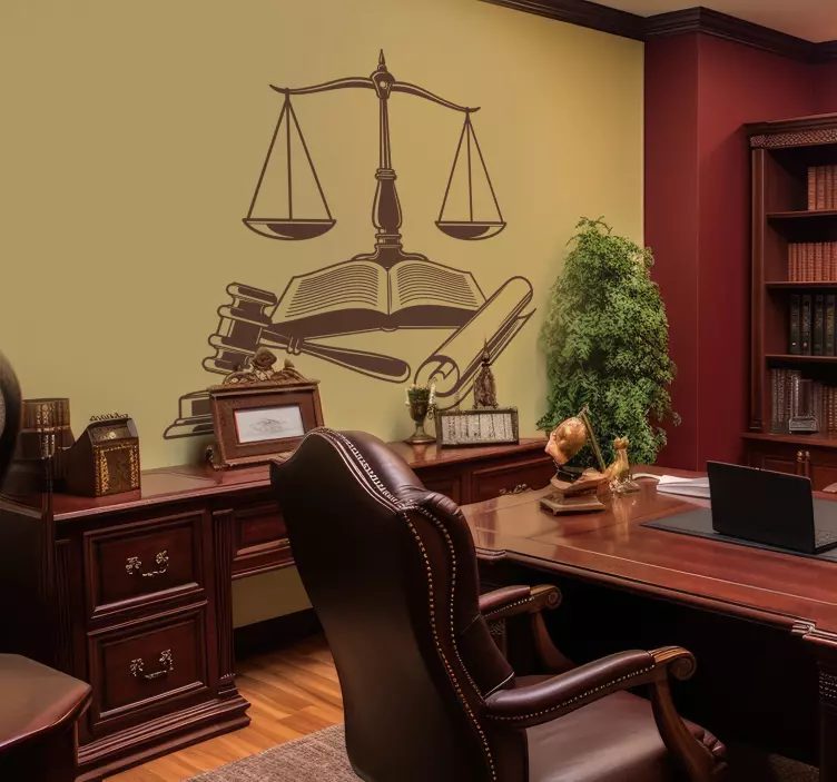 Autocolante legale icoanele justiției - TenStickers