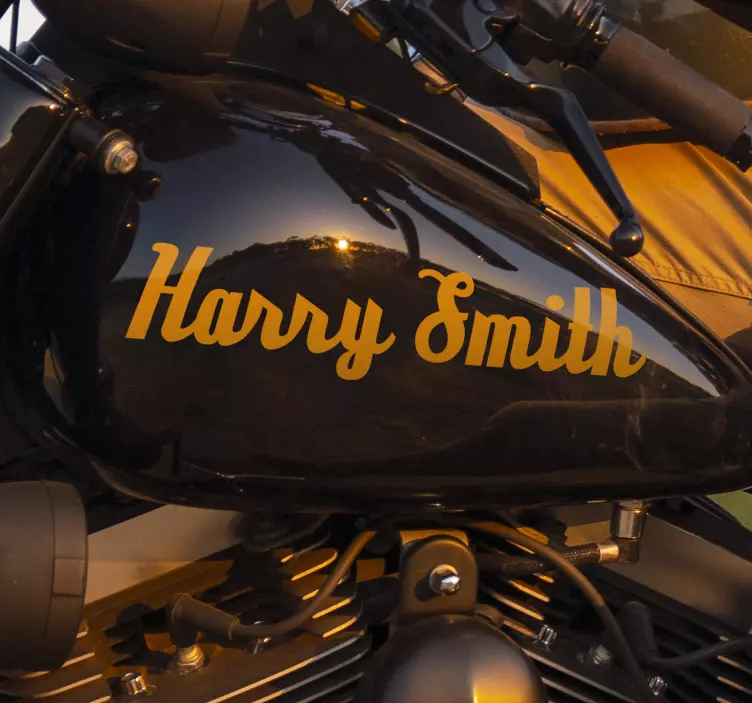 Autocolante cu pătură caligrafic pentru motociclete - TenStickers