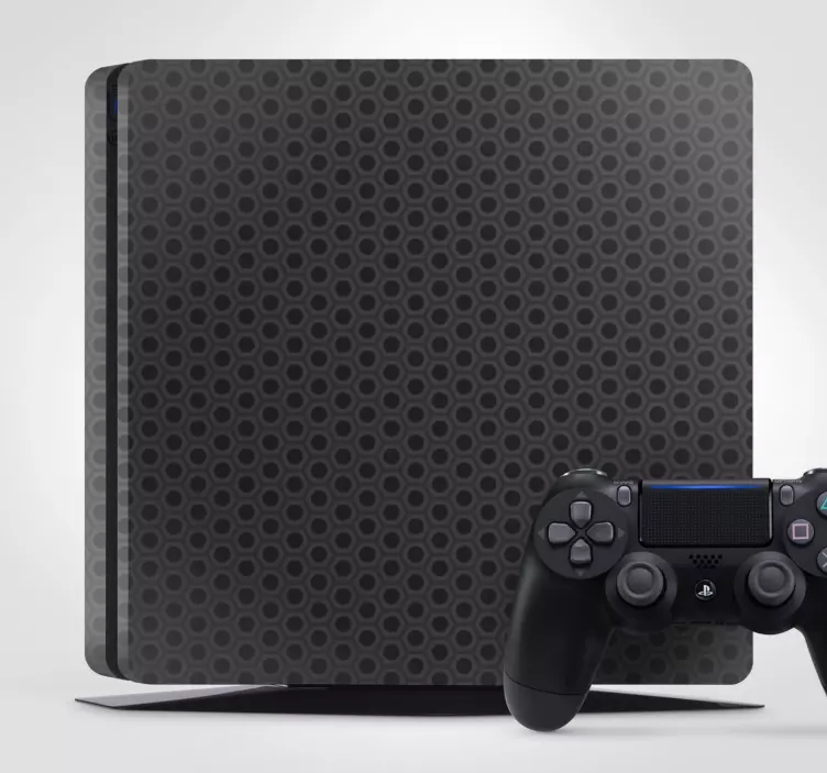 Autocolante ps4 model geometric negru - TenStickers