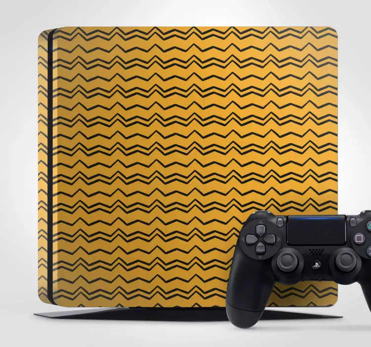 Autocolante ps4 model în zig-zag - TenStickers