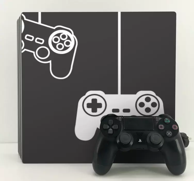 Autocolante ps4 motivul controlerelor de joc - TenStickers