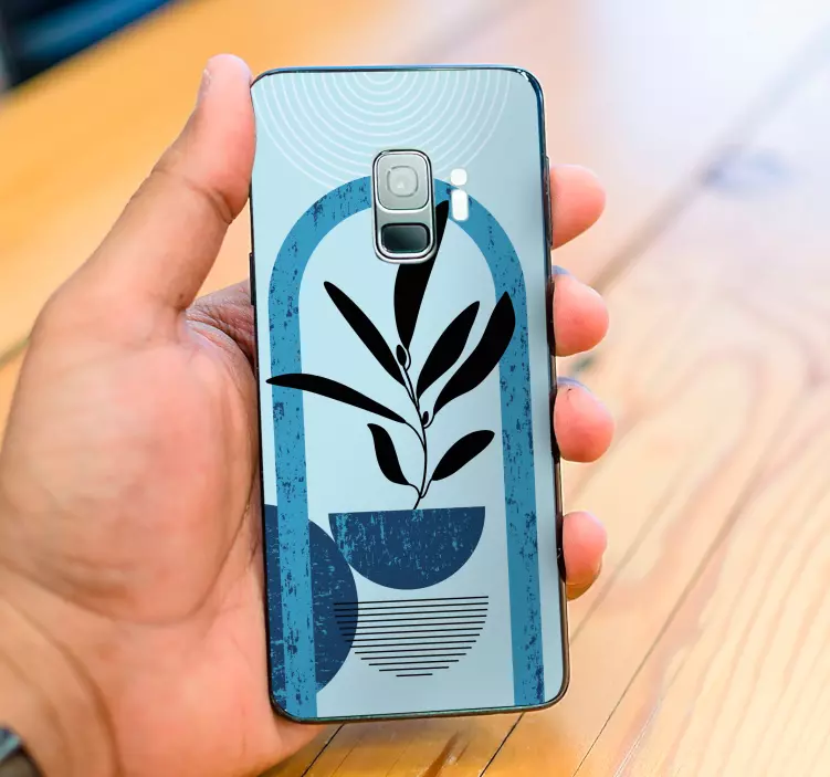 Autocolante Samsung afișaj minimalist de plante - TenStickers