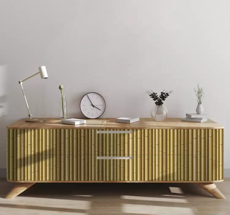 Autocolant mobila textura ratan - TenStickers